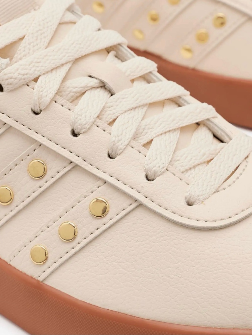 Adidas VL Court Sneakers Wonder White Gold Gum Sole Size 7 NWOT - Picture 4 of 14